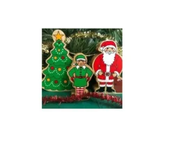 Tout Pour le Jeu Sapin de Noël en bois 125 x 94 x 25 mm