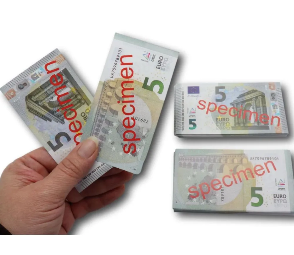 Tout Pour le Jeu Set 100 billets de 5 euros factices pour jeux