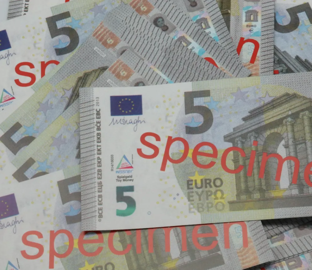 Tout Pour le Jeu Set 100 billets de 5 euros factices pour jeux