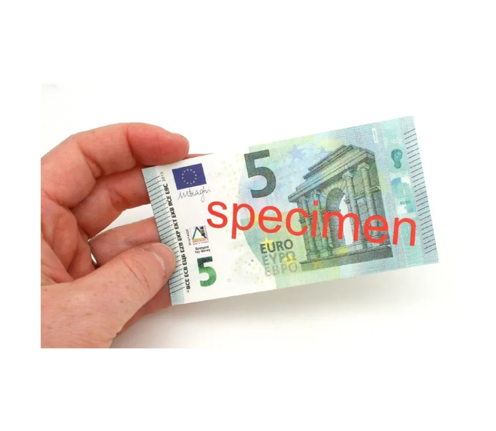 Tout Pour le Jeu Set 100 billets de 5 euros factices pour jeux