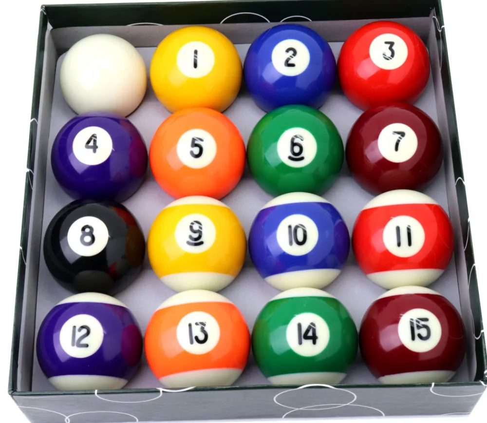 Tout Pour le Jeu Set 16 boules de billard américain - Ø 51 mm