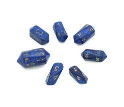 Tout Pour le Jeu Set 7 dés baril multi-faces barrel nacrés