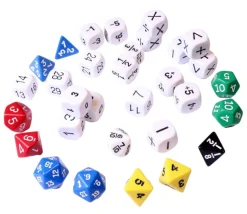 Tout Pour le Jeu Set 31 dés mathématiques pour école