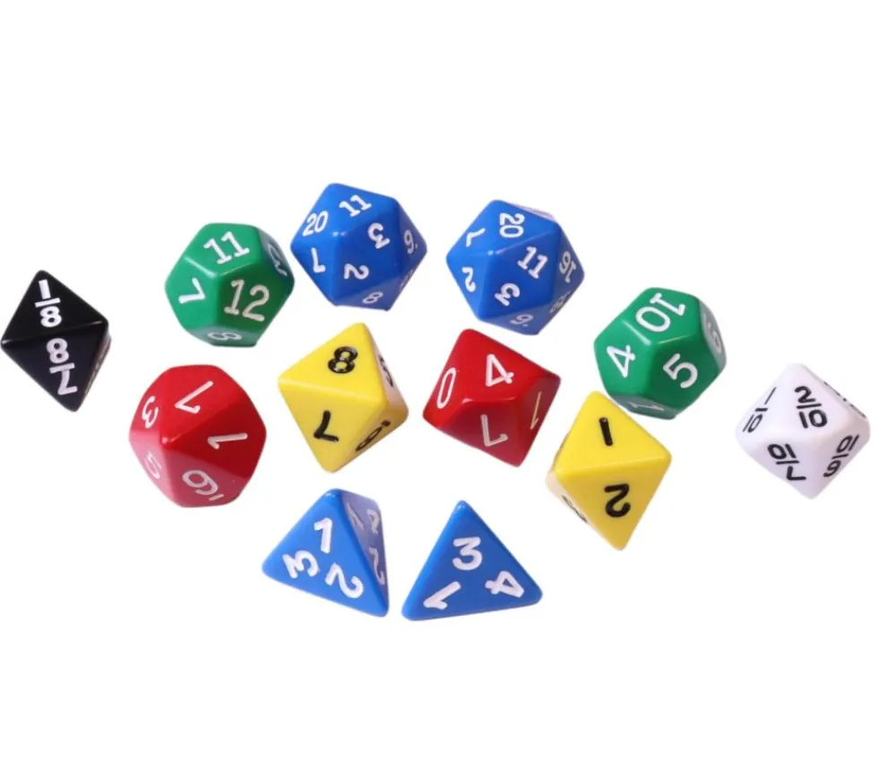 Tout Pour le Jeu Set 31 dés mathématiques pour école