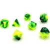 Tout Pour le Jeu Set 7 dés multi-faces gemini jaune vert