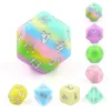 Tout Pour le Jeu Set 8 dés multi-faces pastels