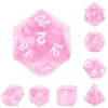 Tout Pour le Jeu Set 7 dés multi-faces rose nacré