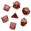 Tout Pour le Jeu Set 7 dés multi-faces Speckled Strawberry rouge