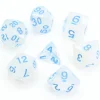 Tout Pour le Jeu Set 7 dés multi-faces translucides effet glacé