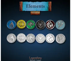 Tout Pour le Jeu Set 6 pièces métal 6 éléments - Legendary
