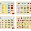 Tout Pour le Jeu Set 4 plateaux de logique en bois - Jeux éducatifs