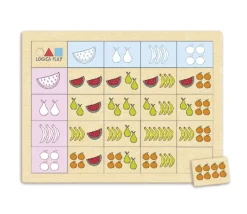 Tout Pour le Jeu Set 4 plateaux de logique en bois - Jeux éducatifs