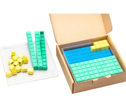 Tout Pour le Jeu Set Base 10 - plaque centaine encastrable avec dizaines et unités