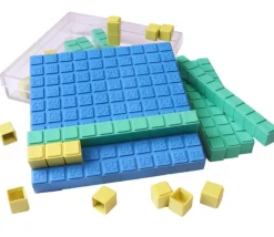 Tout Pour le Jeu Set Base 10 - plaque centaine encastrable avec dizaines et unités