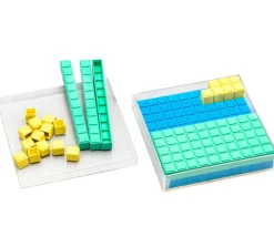 Tout Pour le Jeu Set Base 10 - plaque centaine encastrable avec dizaines et unités
