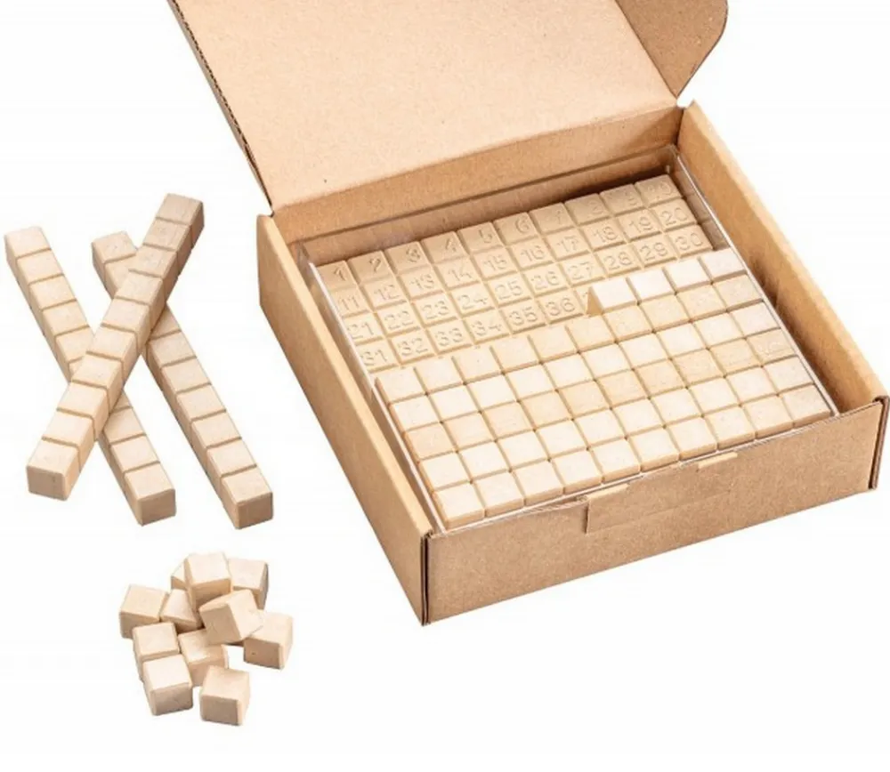 Tout Pour le Jeu Set Base 10 bois - centaine dizaines et unités - 29 pièces