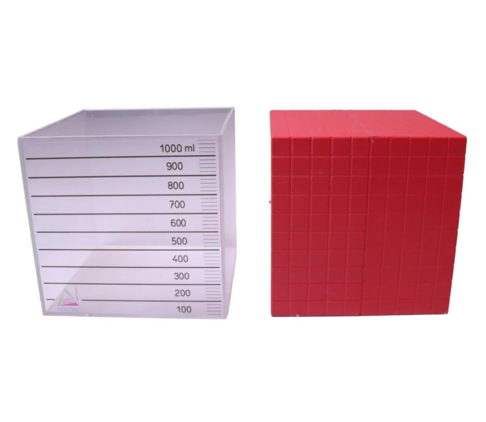 Tout Pour le Jeu Set complet Base 10 - 132 pièces encastrables centaines, dizaines et unités replastic
