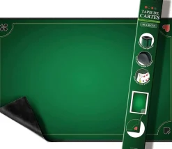 Tout Pour le Jeu Set complet jeux traditionnels avec cartes, jetons, dés et tapis