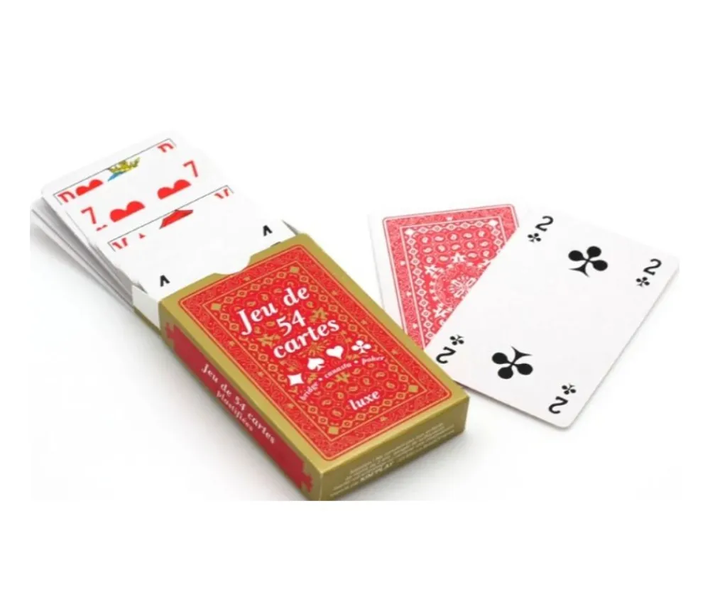Tout Pour le Jeu Set complet jeux traditionnels avec cartes, jetons, dés et tapis