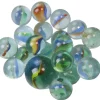 Tout Pour le Jeu Set de 20 Billes en verre pour jeu + 1 calot en filet