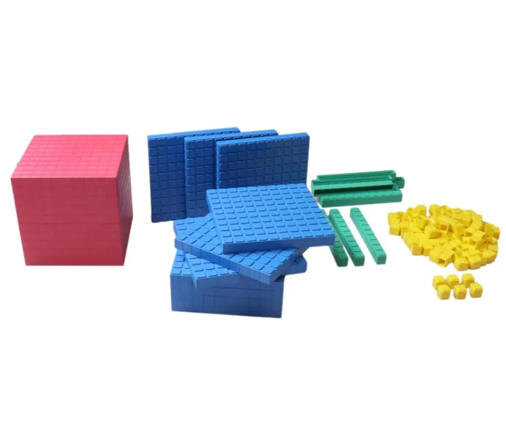 Tout Pour le Jeu Set de calcul décimal Base 10 - 121 pièces encastrables replastic