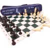 Tout Pour le Jeu Set Jeu Echec 5 club : 32 pions + échiquier 50 cm + sac