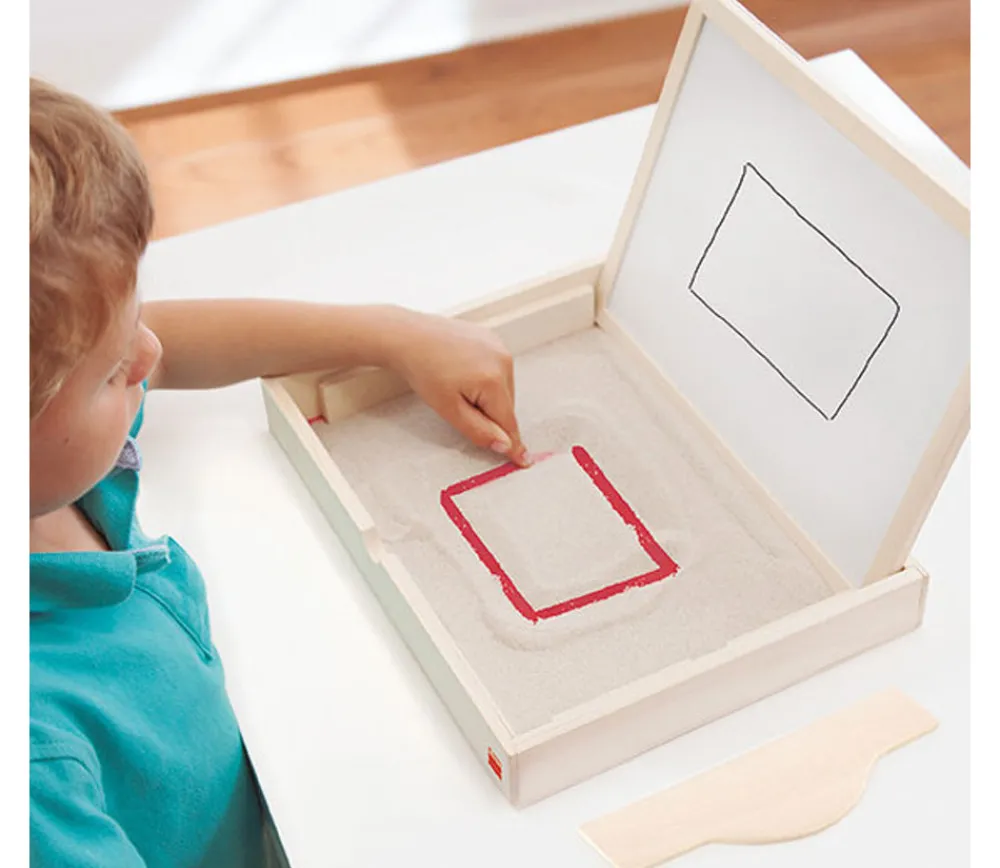 Tout Pour le Jeu Set multi-sensoriel : plateau sable et tableau apprentissage écriture