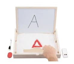 Tout Pour le Jeu Set multi-sensoriel : plateau sable et tableau apprentissage écriture
