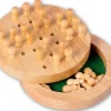 Tout Pour le Jeu Solitaire voyage rond en bois 12 cm