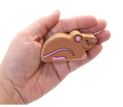 Tout Pour le Jeu Souris en bois 6.5 x 3.4 x 2.5 cm