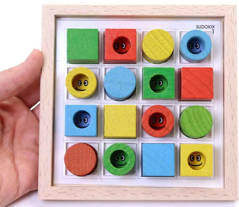 Tout Pour le Jeu Sudokix en bois - jeu casse tête évolutif