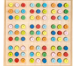 Tout Pour le Jeu Sudoku en bois couleurs et chiffres