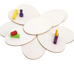 Tout Pour le Jeu Support ovale bois brut de 11.7 x 8.2 cm à l'unité