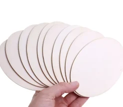 Tout Pour le Jeu Support ovale bois brut de 11.7 x 8.2 cm à l'unité