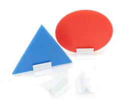 Tout Pour le Jeu Support pion blanc avec pince 17x19x10 mm - Bioplastique