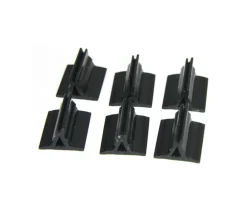 Tout Pour le Jeu Support pion noir avec pince 17x19x10 mm - Bioplastique