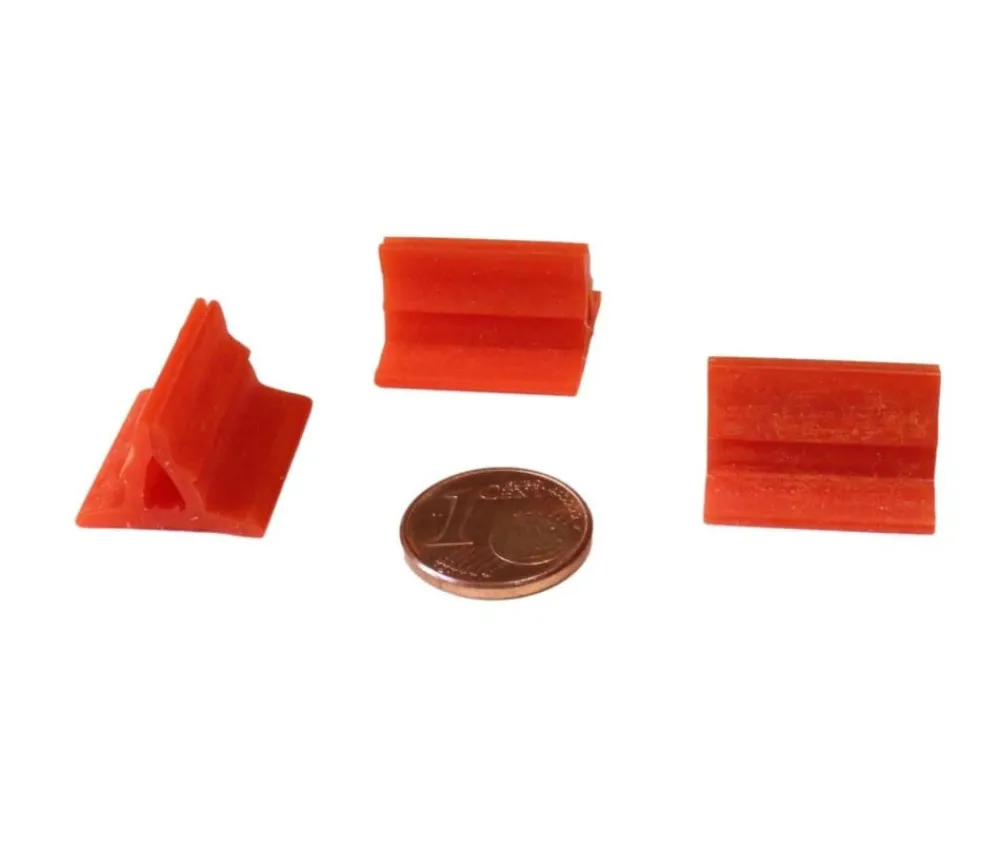Tout Pour le Jeu Support pion rouge avec pince 17x19x10 mm - Bioplastique