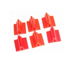 Tout Pour le Jeu Support pion rouge avec pince 17x19x10 mm - Bioplastique