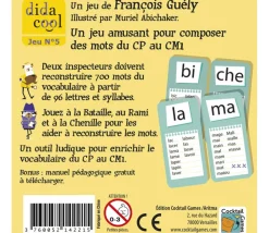 Tout Pour le Jeu Sylladingo - jeu syllabes et vocabulaire