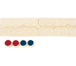 Tout Pour le Jeu Table de calcul 1 à 20 et jetons bicolores en bois