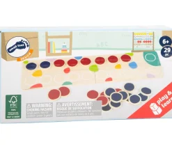 Tout Pour le Jeu Table de calcul 1 à 20 et jetons bicolores en bois