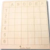 Tout Pour le Jeu Tableau à double entrée en bois 24.5 x 26 cm