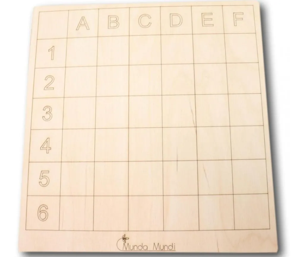 Tout Pour le Jeu Tableau à double entrée en bois 24.5 x 26 cm