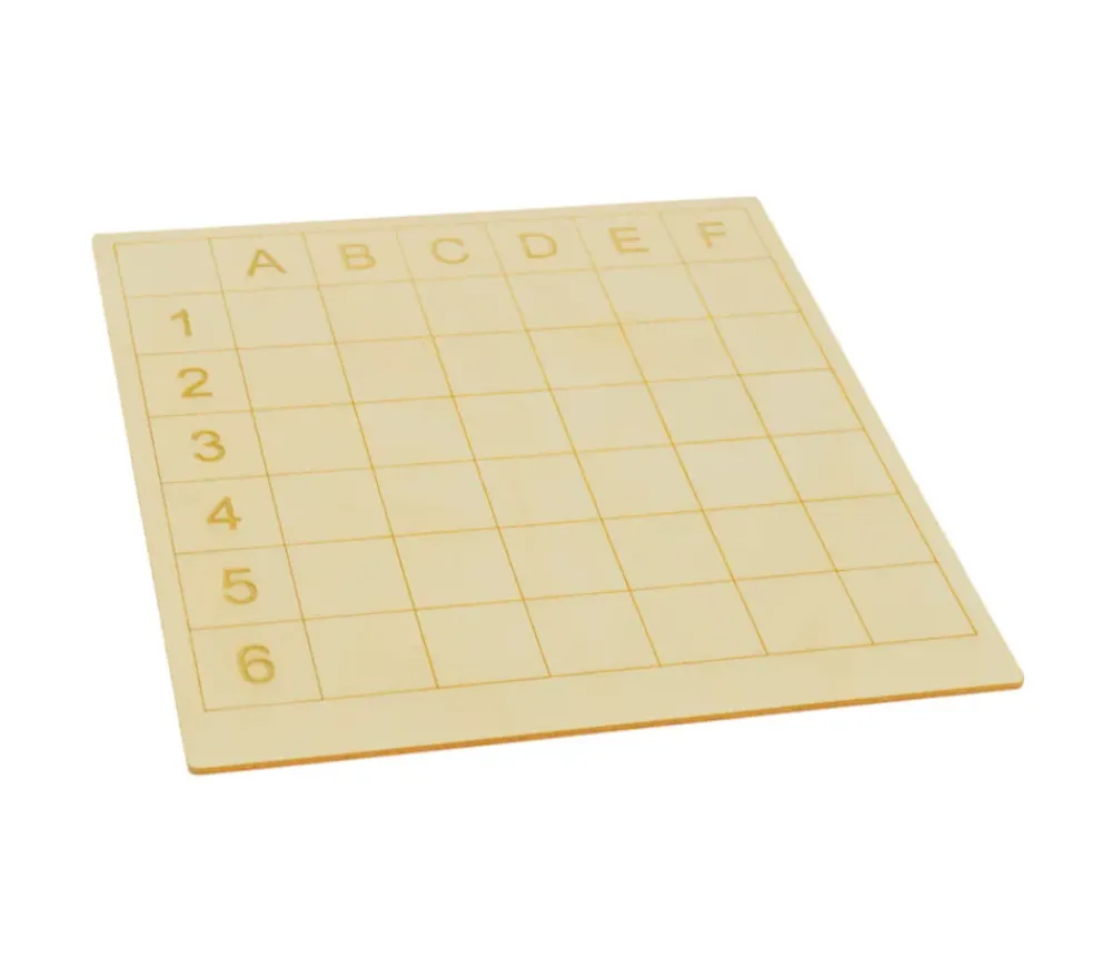 Tout Pour le Jeu Tableau à double entrée en bois 24.5 x 26 cm