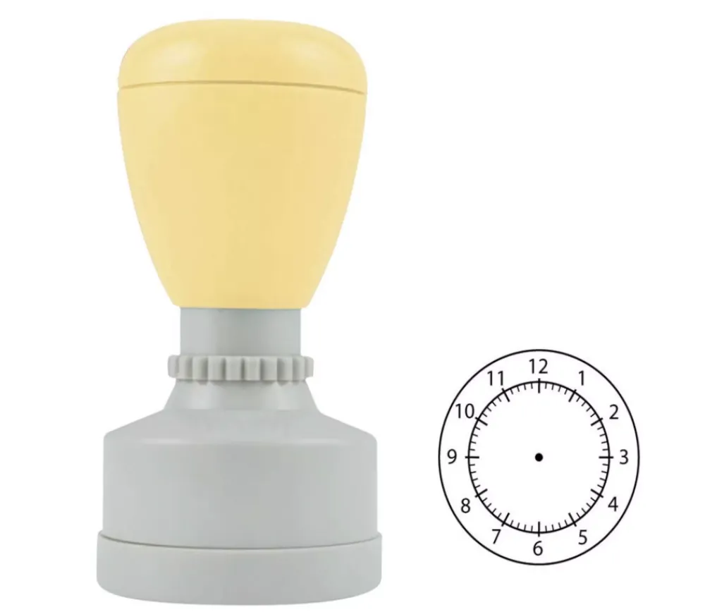 Tout Pour le Jeu Tampon horloge apprentissage de l'heure + 1 encreur
