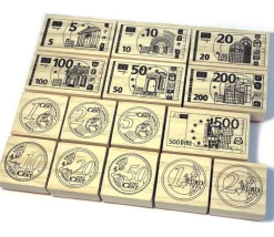 Tout Pour le Jeu Tampons monnaie euros : pièces et billets