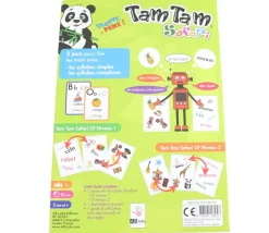 Tout Pour le Jeu Tamtam Safari coffret CP jeu de lecture niveau 1 + 2