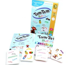 Tout Pour le Jeu Tamtam Safari coffret CP jeu de lecture niveau 1 + 2