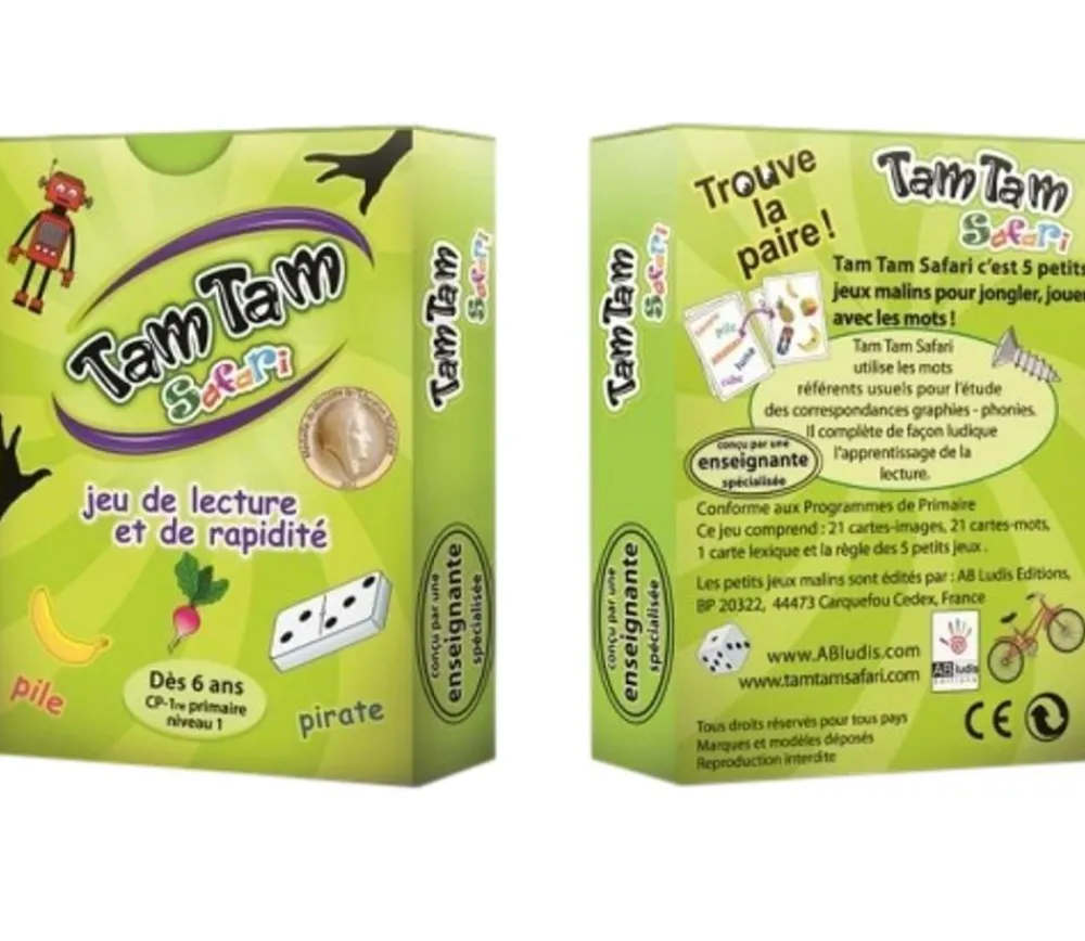 Tout Pour le Jeu Tamtam Safari CP niveau 1 jeu de lecture