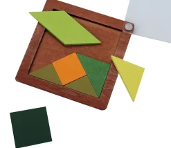 Tout Pour le Jeu Tangram coloré avec sous-verre